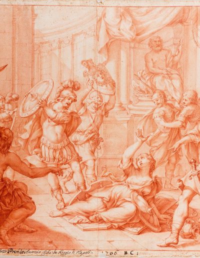 Antonino Cilea, Uccisione di Tarpea, 1716